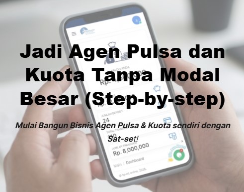 cara menjadi agen pulsa bagi pemula